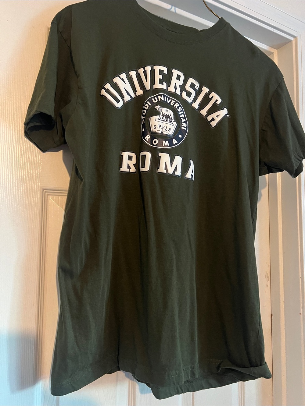 Università Roma Logo Tee - Dark Green